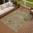 Machine Washable Indoor/Outdoor Chantille ACN2289 Damask Rug-184203039