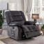 Fauteuil de massage inclinable manuel avec fonction chauffante de 35,8 po de large Lyquinn-381336485