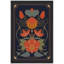 Abstrait botanique rétro Bouquet classique floral botanique foncé Moody-99141640-99141635