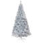 Pre-Lit Artificial Tinsel Christmas Tree - Silver-86204079-86204072