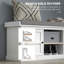 Banc de rangement rembourré Sonila