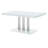 Creston White High Gloss And Chrome Dining Table