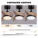Soumeya 60'' Ceiling Fan With LED Lights, Remote Control and Quiet Reversible Dc Motor