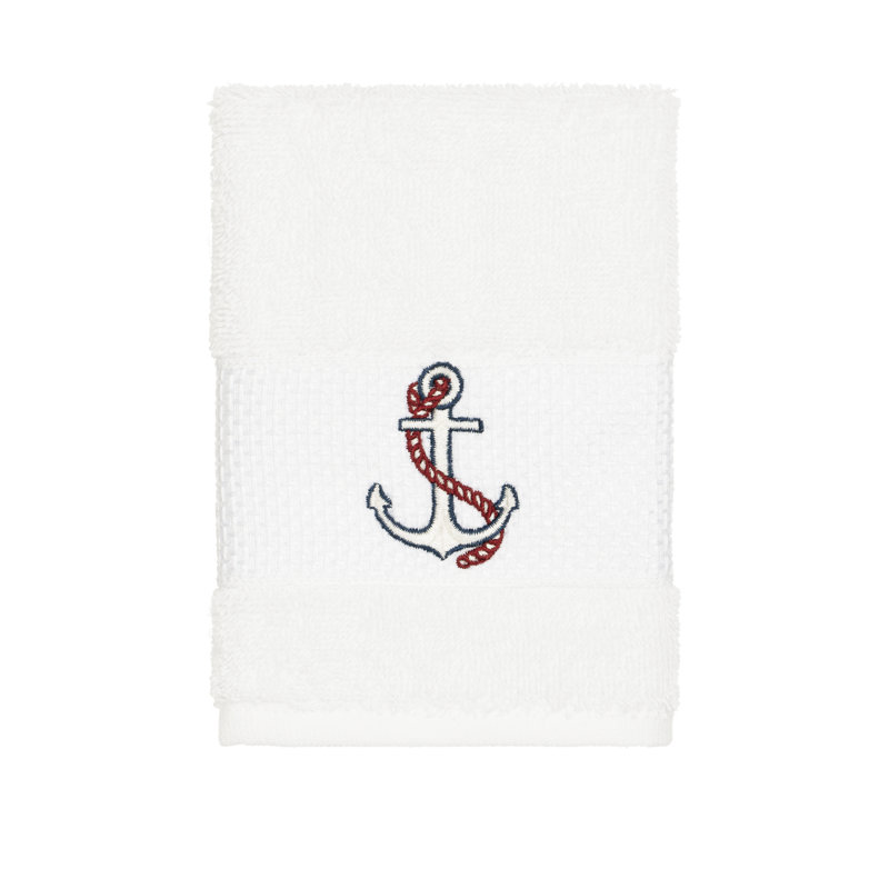 Easton Turkish Cotton Midweight Washcloth, White
