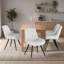 Modern Dining Chairs 54.8*46.9*83.2cm Tech Fabric Upholstery with Stylish Design Sofa-Level Cushioning Pet-Friendly Durable Scratch Resistant for Kitchen Dining Room or Home Office-979325-8883308