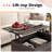 Aravis Lift Top Coffee Table with Storage for Living Room,With adjustable Shelf, Wood-1386169215