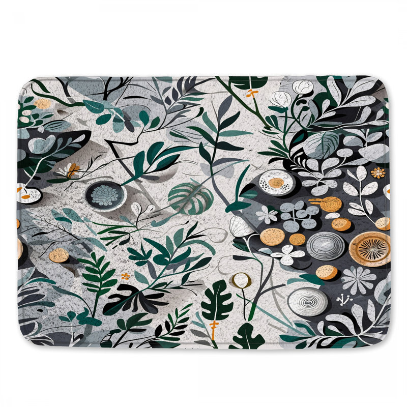 Décoration de salle de bain Botanical, 24 po L x 17 po L