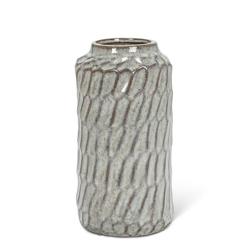 Vase de table Whitewash, H 7,5 po x l 3 po x P 3 po