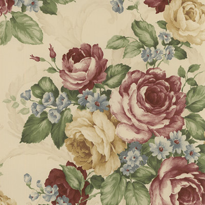 Burkhead 32.7' x 20.5" Floral Wallpaper