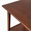 Console en bois massif, canapé d'entrée à 2 niveaux avec tablette de rangement pour les couloirs étroits et les salons