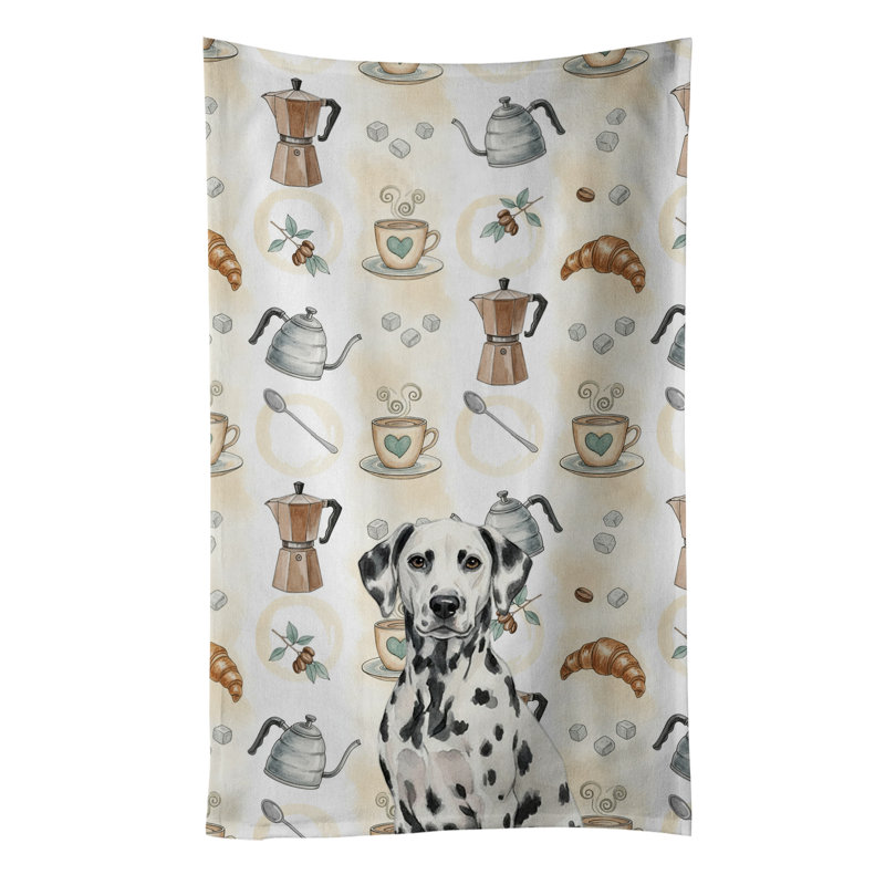 Serviette de cuisine Coffee Bar, Dalmatien