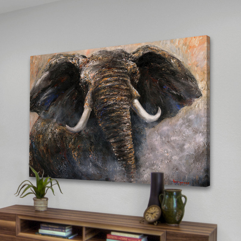 "intensité 2" par bergerac, reproduction d’art sur toile tendue, H 12 po x l 18 po x P 1,5 po