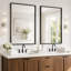 Ensemble de miroirs muraux modernes en verre trempé avec cadre en métal pour salle de bain-1144975136-1144975143-1144789808