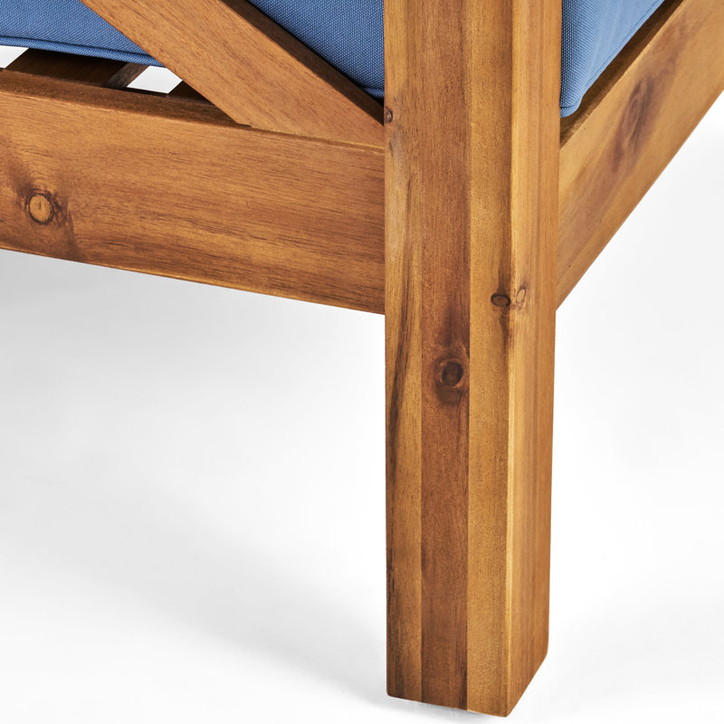 Chaise en bois, esthétique moderne de style Mid-Century, tissu à dossier aquatique club moderne, fabriqué avec des sièges