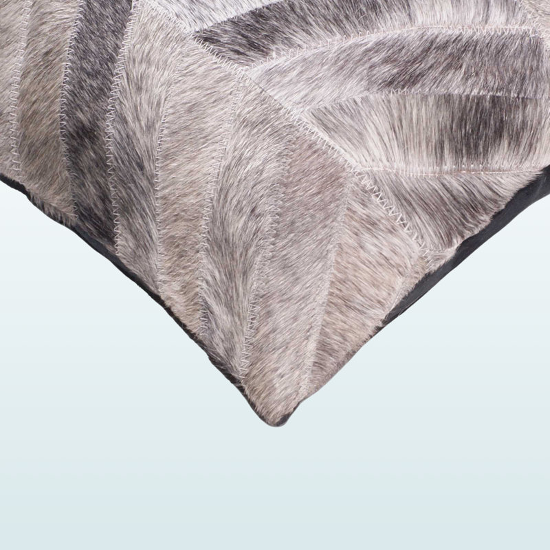 Coussin Chevron, Gris, Polyfill