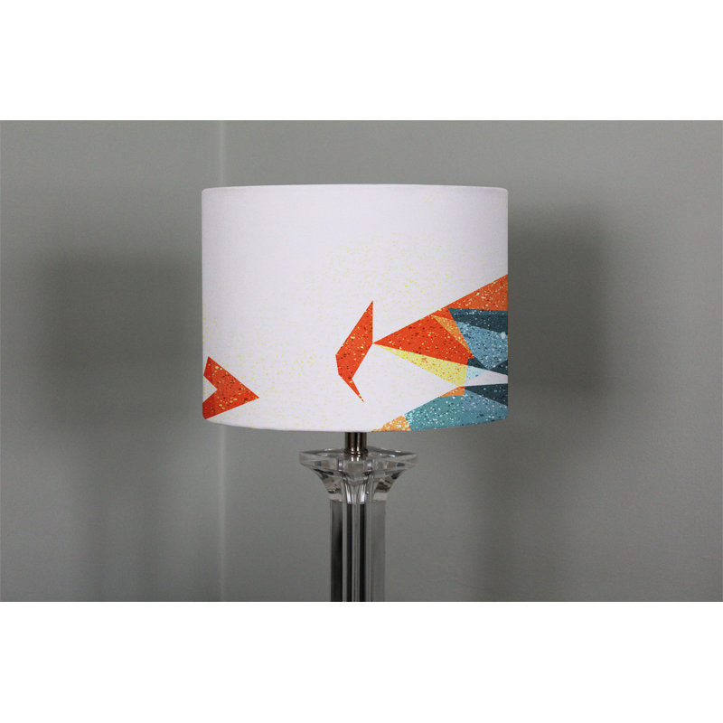 Cotton Drum Lamp Shade ( Uno ), 25cm H x 40cm W x 40cm D