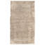 Tapis de la zone en laine 5 pi x 9 pi "one-of-kind" -noué la 1980 beige Overdyed