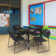 Kee Mobile Square Breakroom Table and Chair Set