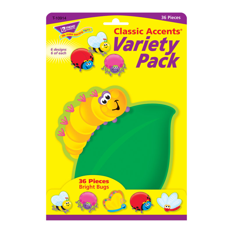 Paquet de variété Bright Bugs Classic Accents