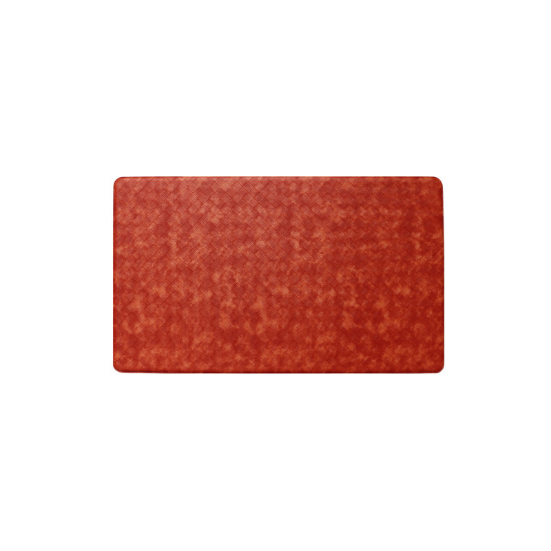 Tapis anti-fatigue Voegele, Rouge, Rectangle de 2 pi x 3 pi