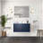 Bath Vanity With Faucet Set And LED Mirror-883566427
