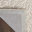 Donell Floral Area Rug in Taupe/White-1852381600