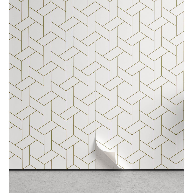 Rouleau de papier peint adhésif Fayina, L 13 po x L 36 po