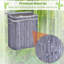 Wood Laundry Bin with Handles-2102096760