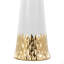 Lampe de table contemporaine 22 "avec corps et abat-jour blanc Penelope