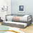 Twin Wooden Daybed with Twin Size Trundle-1877143000