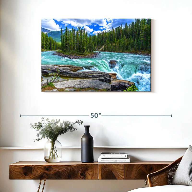 Alvord Sunwapta Falls, H 24 po x l 36 po
