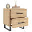Maricrus 40cm W Iron Bedside Table-1953420099