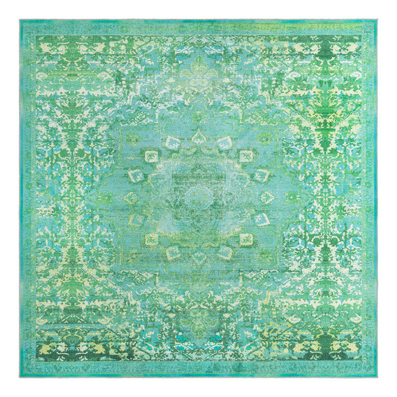 Bitteridge Oriental Indoor Rug, Square 10'6" x 10'6"