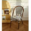 Fauteuil à dossier en rotin French French