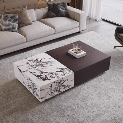 Modern minimalist storage coffee table