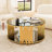 Round Drum Coffee Table, Center Table