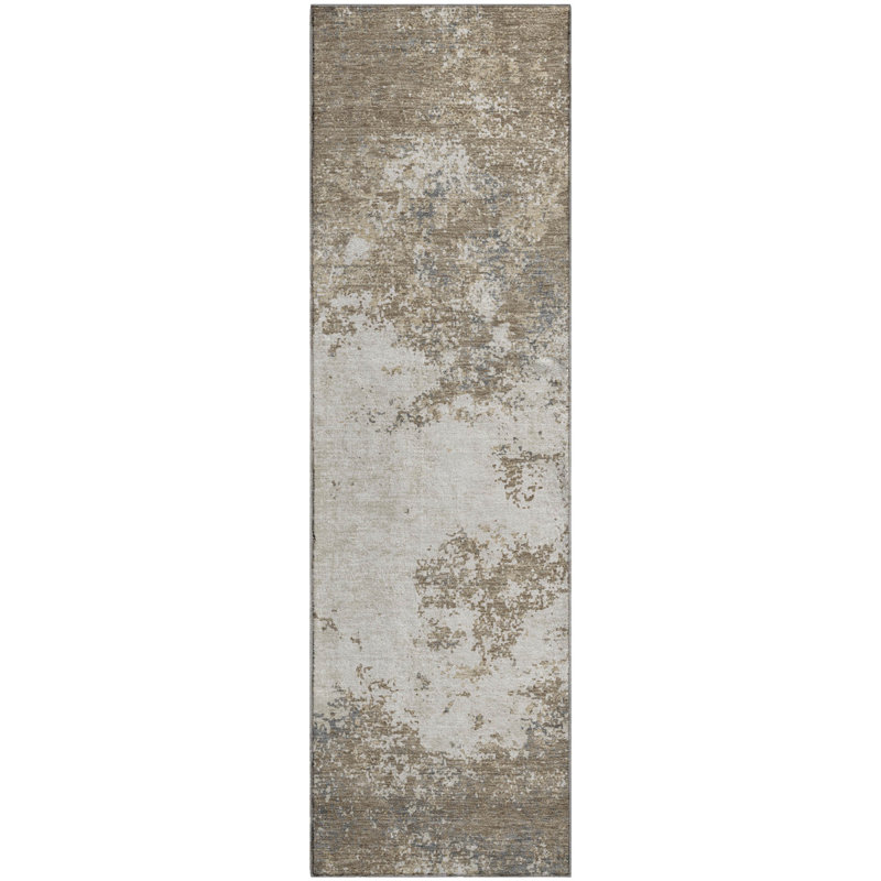 Premium Machine Washable Diskin AMF1027 Modern Rug, Runner 2'3" x 7'6"