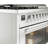 ILVE Professional Plus II 48 Dual Fuel Range, 5 Sealed Burners, Griddle (White)-98168225-98168235