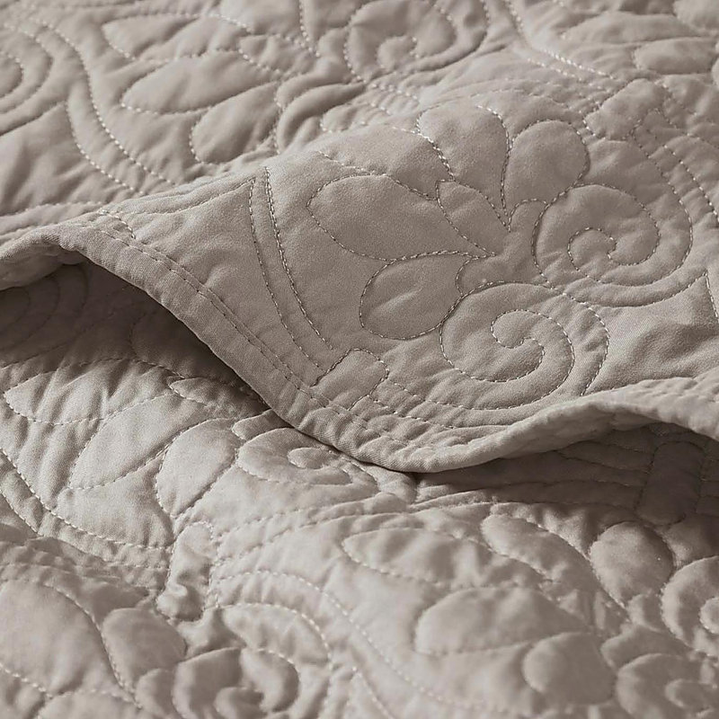 Oversized Quilted Throw Khaki 60x70", Khaki