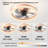 Ceiling Fans With Lights Dimmable LED Embedded Installation Of Thin Modern Ceiling Fans-961413310