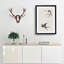 Two Swallows by Sakai Hoitsu - Picture Frame Painting Print on MDF-55605881-55605884