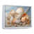 White Floater Framed