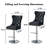 Modern Velvet Adjustable Swivel Counter Height Stools With Tufted Back Dining Chairs-1783443255