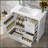 36Inch Bathroom Vanity With Solid Wood Base-1390948144