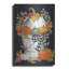 Art mural en métal luxueux «Fall Bucket with Chickadee» par Deb Strain, 16 po x 24 po