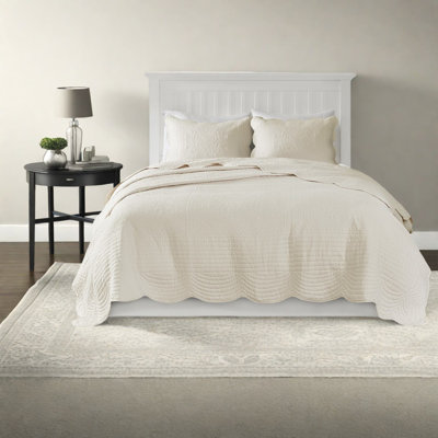 Reversible King Bedding Sets, Microfiber Farmhouse Quilt For Home