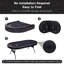 Table de poker pliable en pin pour joueur 86 po RayChee