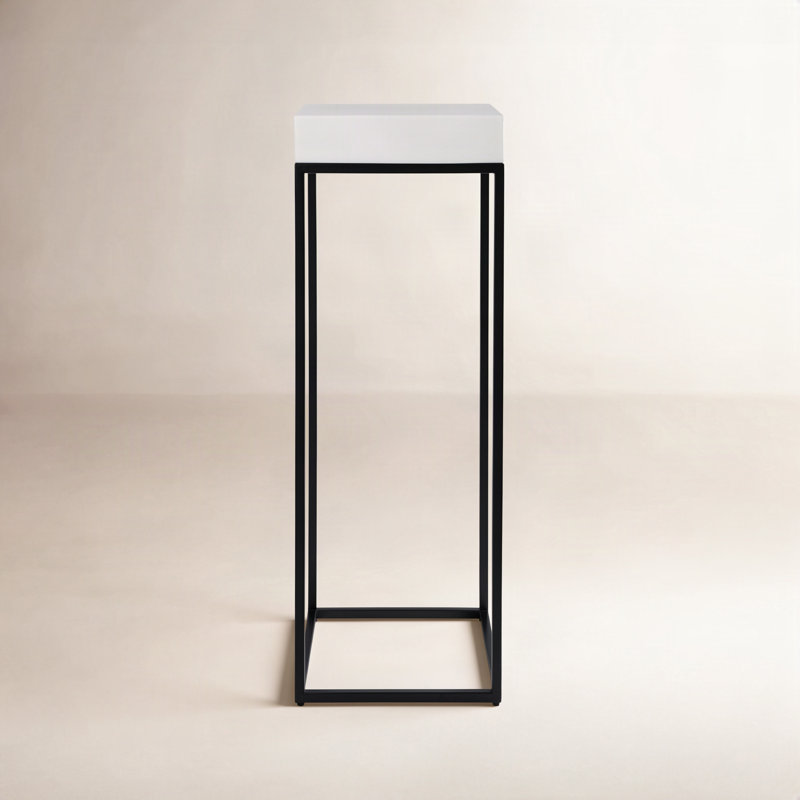 Lily Square Pedestal Plant Stand