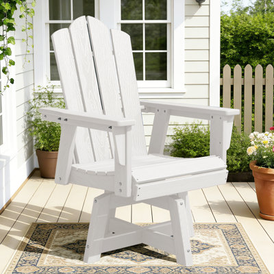 Chaise de salle à manger pivotante extérieure Hdpe