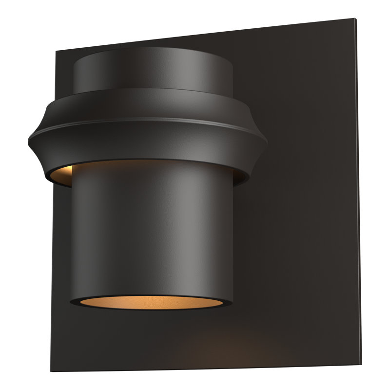 Twilight Outdoor Armed Sconce, Fluorescent, 7.1" H x 6.9" W x 5.2" D, Coastal Oil Rubbed Bronze
